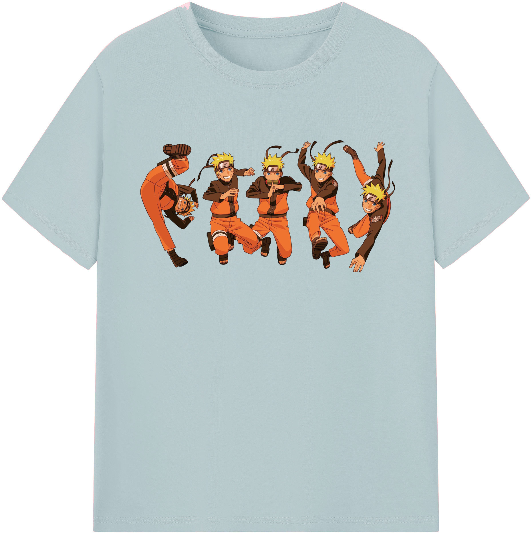 （画像用） NARUTO -ナルト- うずまき ナルト Uzumaki Naruto 綿100％半袖Tシャツ（フロントプリント）